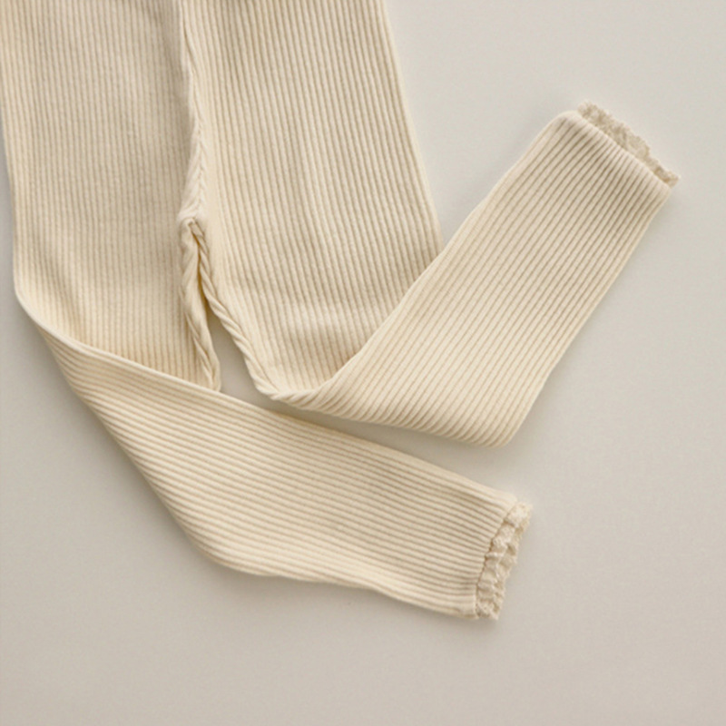 Leggings para bebés primavera y otoño 2022 nueva ropa de otoño pantalones de encaje de otoño para bebés y niñas