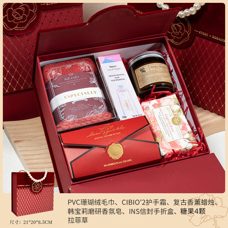 ツバキの花の結婚のお土産セットの完成品はお客様にお連れします。|undefined