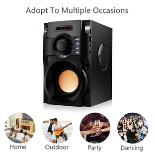 Wireless Bluetooth Smart Speaker Outdoor Portable Square Dance Audio Subwoofer Mobile Phone Gift Microphone Bluetooth 5.0