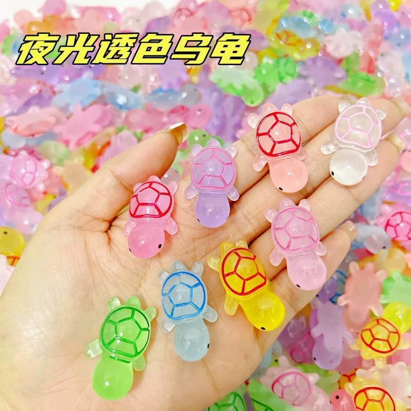 Мультяшная светящаяся игрушка, морская минифигура кукла