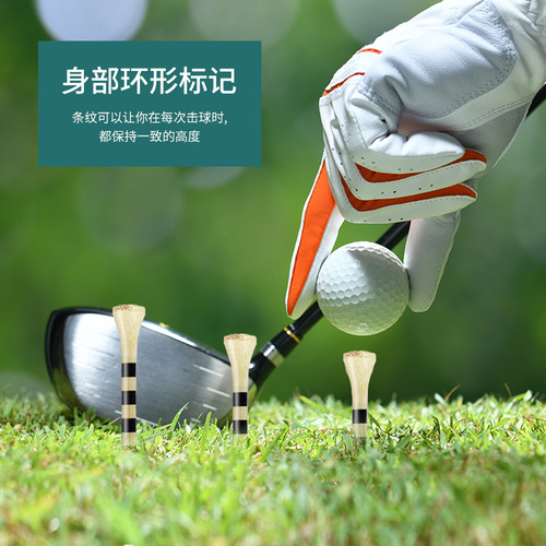 PGK Manufacturer's Golf Course Supplies Golf Tees Wood Tees Golf Nuts Golf Pins Bamboo Pins 70/83mm Wooden Tees