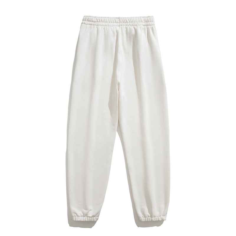 2023 otoño e invierno nuevo 350g Terry sweatpants hombres y mujeres mismo engrosado cómodo deportes casual moda elástico boca