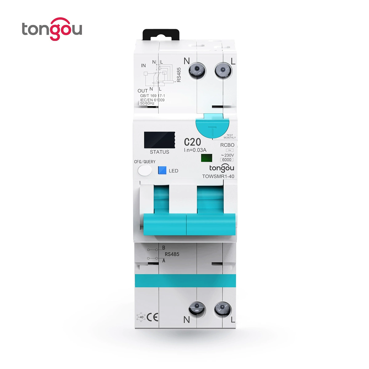 Граффити WiFi смарт-выключатель воздуха переключатель утечки защиты беспроводной пульт дистанционного управления переключатель RCBO через границы