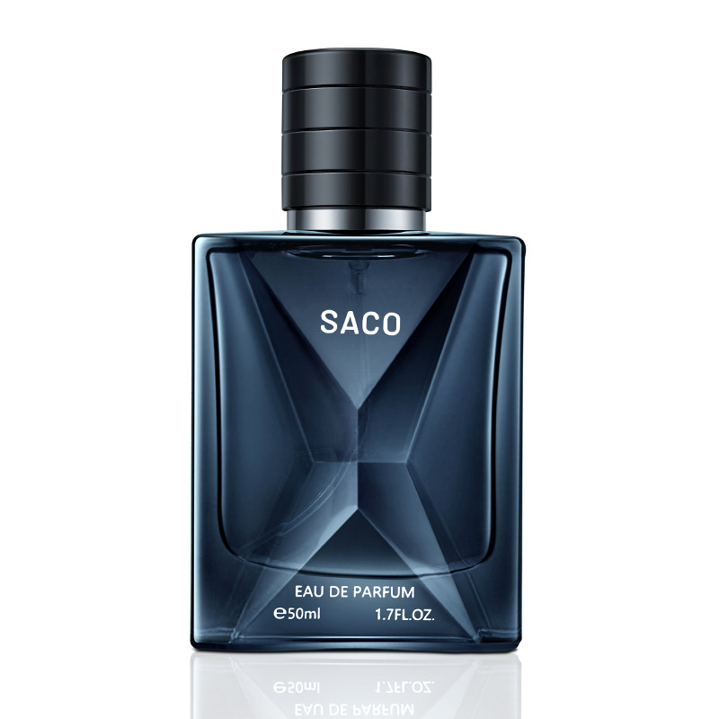 Transmisión en vivo Hot SACO azul perfume ligero para hombre fragancia de madera fragancia duradera encantadora Perfume azul colonia Fragancia ligera