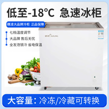 穗凌WD4-165K冰柜展示柜卧式单温一室冷冻冷藏转换柜保鲜商用冷柜