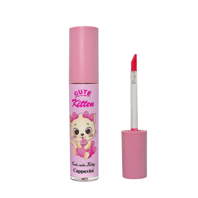 Cappuvini gato suave crema de labios suave crema de labios de verano brillante brillo de labios baratos estudiantes
