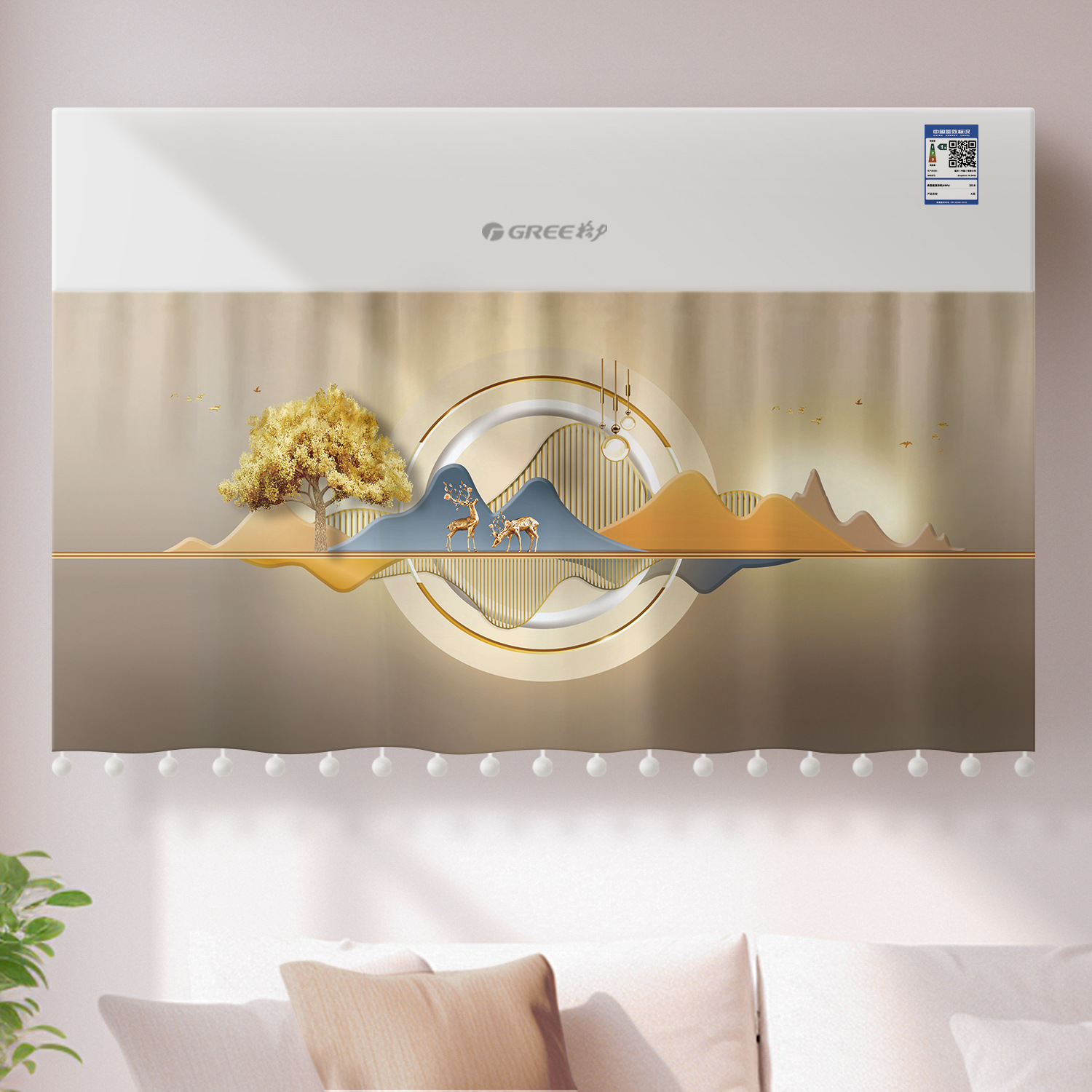 Parabrisas de aire acondicionado montado en el aire