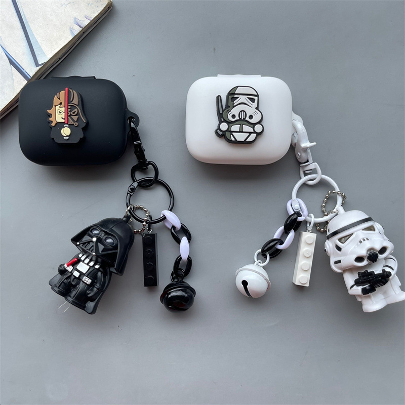 Suitable for Oneplus Nord Buds3Pro Wireless Bluetooth Headset Protective Cover Black and White Cartoon 2 Soft Shell