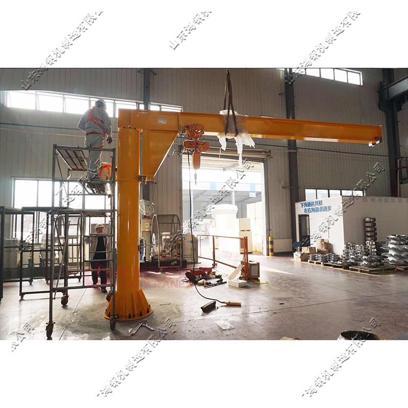 定柱式悬臂吊起重机 仓库车间货物搬运悬臂吊 立柱式电动单臂吊