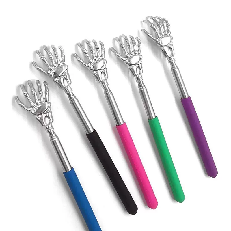 鬼爪痒痒挠不求人可伸缩不锈钢挠痒痒扒抓痒耙家用抓背器老头乐