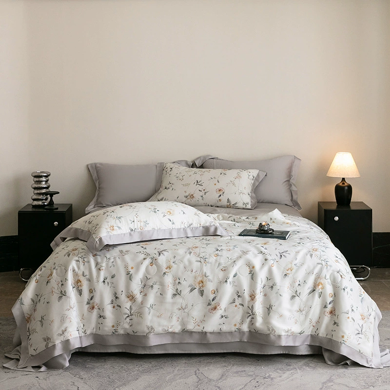 2025 новый летний принт Lisel летнее одеяло набор из четырех частей