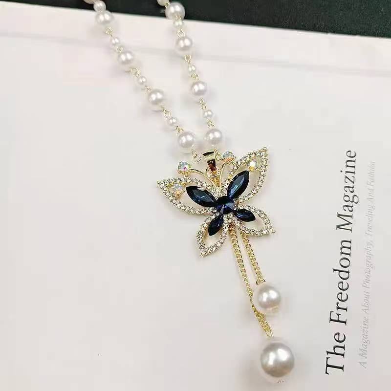 142 블루 크리스탈 나비