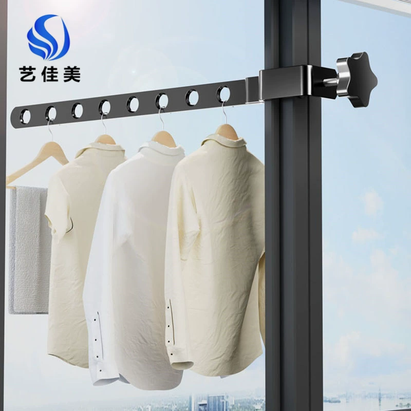 Space long drying rack, hanger for traveling, anti-theft