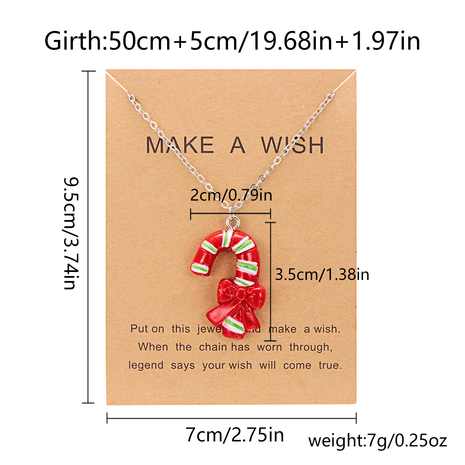 9g Weight Christmas Festival Pendant Necklaces Christmas Wholesale 12