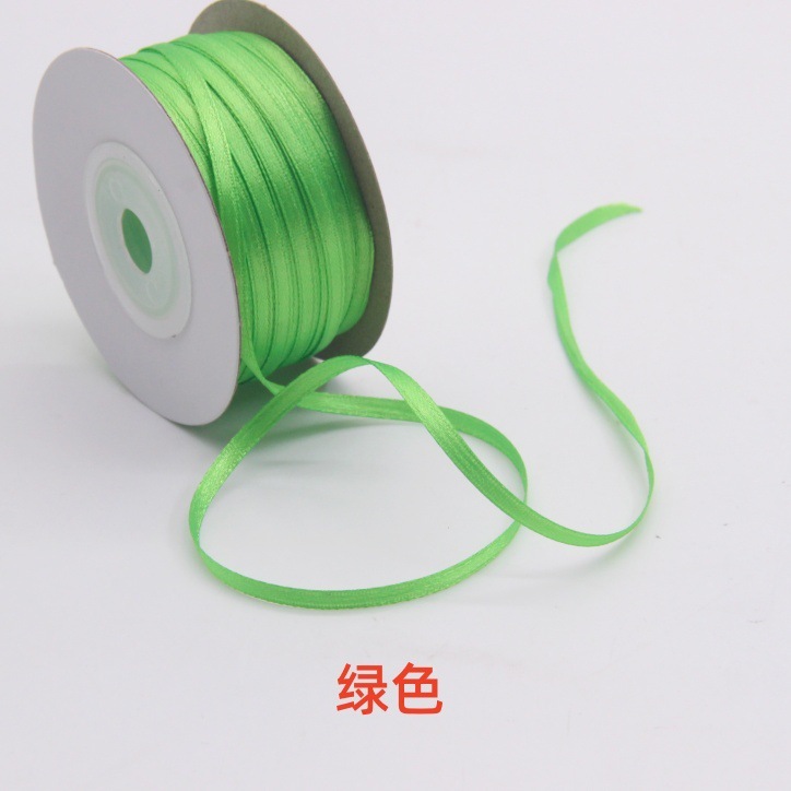 リボン3mm巻50ヤードribbonクロスボーダーdiy生花結束両面リボンしおりバルーンリボン|undefined