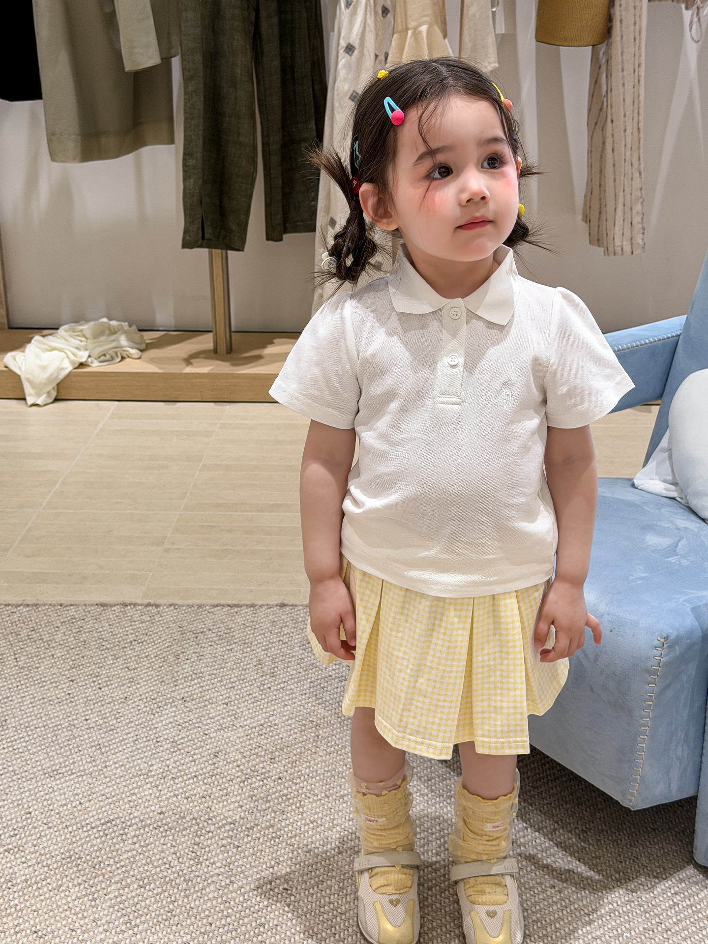 Sugar Pear ropa infantil falda para niñas verano delgado 2026 estilo académico estampado de ciento pantalón falda corta para niños falda de tesoro
