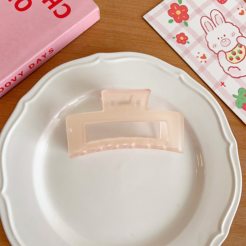 13cm Volumen de pelo clip de tiburón grande clip de pelo cuadrado de nuevo cabeza clip de pelo tocado updo clip de pelo chica