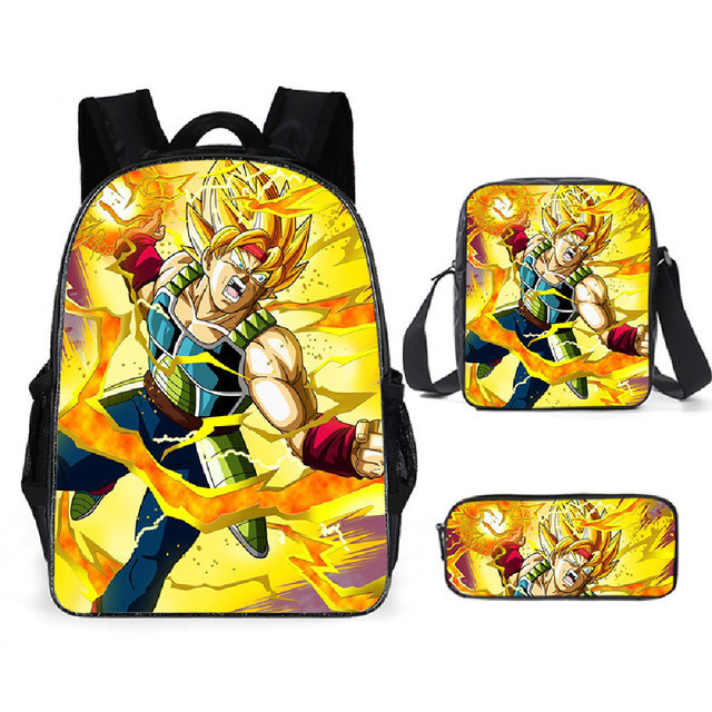 Mochila Dragon Ball de animación transfronteriza, mochila para estudiantes de Dragonball, mochila de poliéster Wukong, bolso de hombro