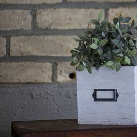 木质收纳盒简约桌面多肉植物盒家用阳台盆栽木盒家用客厅装饰盒子