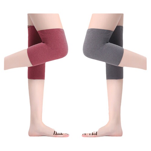 German velvet knee pads to keep warm, women's inner wear, close-fitting, non-slip, men's thin knee pads, old cold leg joints, seamless sleeves for the elderly
