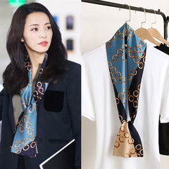 Suye Yu Yao Chen Style Slim Long Strip Silk Scarf Women's Long Stylish Fashion Versatile Scarf Decorative Necktie Scarf
