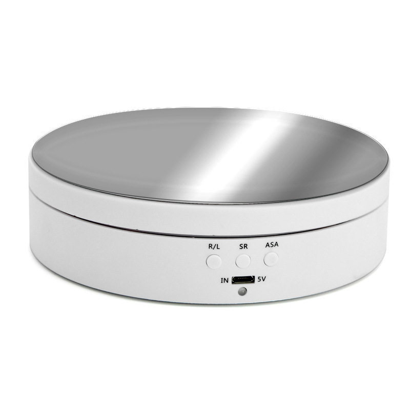 Cross-Border Live Streaming Room Automatic Rotating Turntable for Shooting Jewelry and Accessories, Electric Rotating Display Stand for Photo and Video Photography Cross-Border Live Streaming Room Automatic Rotating Turntable for Shooting Jewelry and Accessories, Electric Rotating Display Stand for Photo and Video Photography