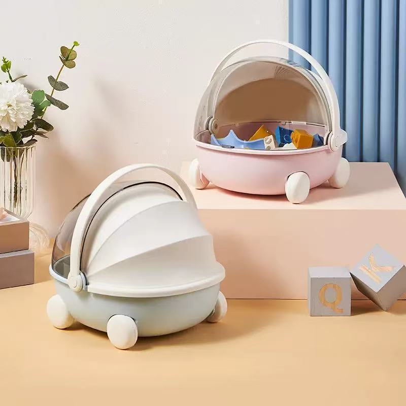 かわいいクレードルデスクトップ収納ボックス防塵玄関装飾品キー収納トレイ雑貨スナックおもちゃ収納ボックス|undefined