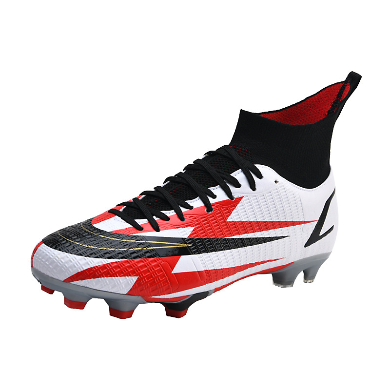 Binbinniao más tamaño de los nuevos hombres de fútbol transpirable zapatos de fútbol de hierba de Interior de uñas largas y cortas zapatos de fútbol