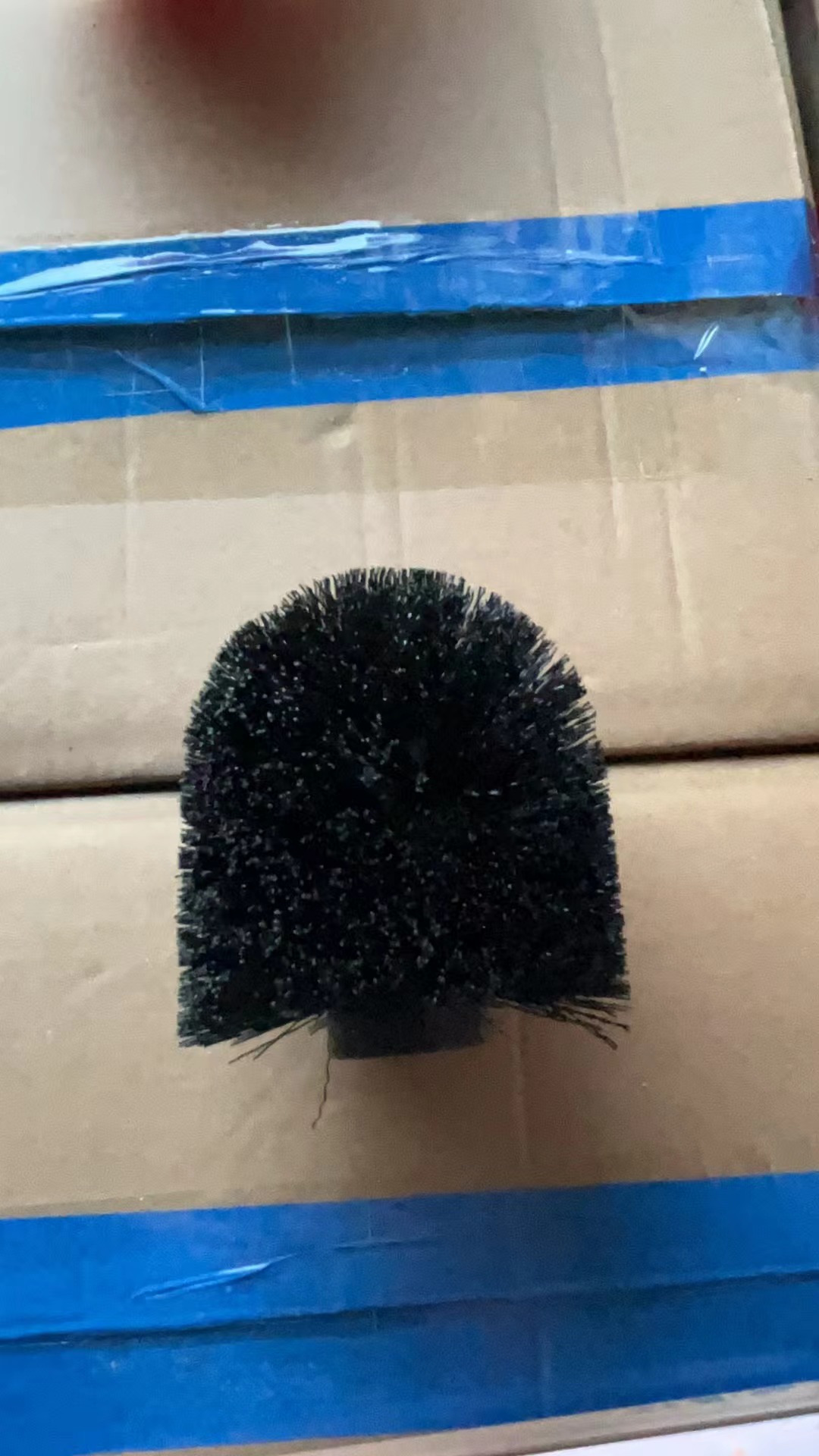 Cepillo de inodoro traje de plástico cereza cepillo de inodoro sin ángulo muerto artefacto de limpieza cabeza de cepillo de inodoro reemplazable