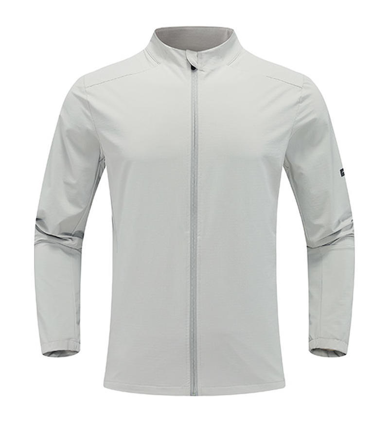 Lulu otoño chaqueta deportiva al aire libre hombre cuello holgado manga larga chaqueta deportiva casual trajes de senderismo transpirables