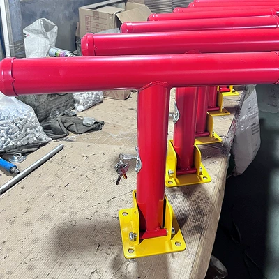 Car lock lock t-type thickened ground pile