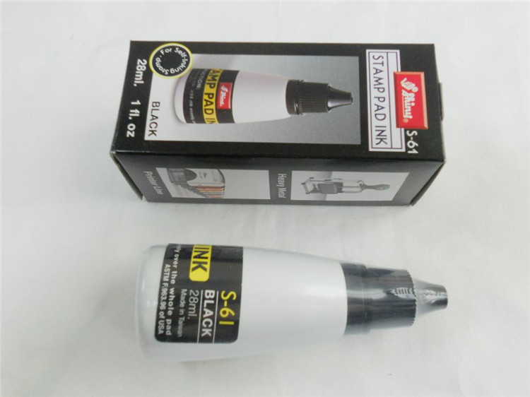 ��ƷS-61ӡ�� ��ɫ SHINY����ӡ�� ��īӡ�� 28ML stamp pad ink