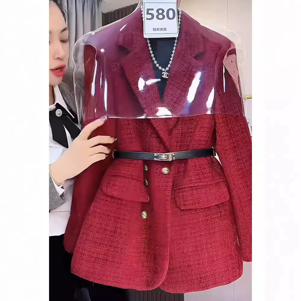 Шерстяное пальто, костюм, пуховик, больших размеров, в стиле Chanel, французский стиль