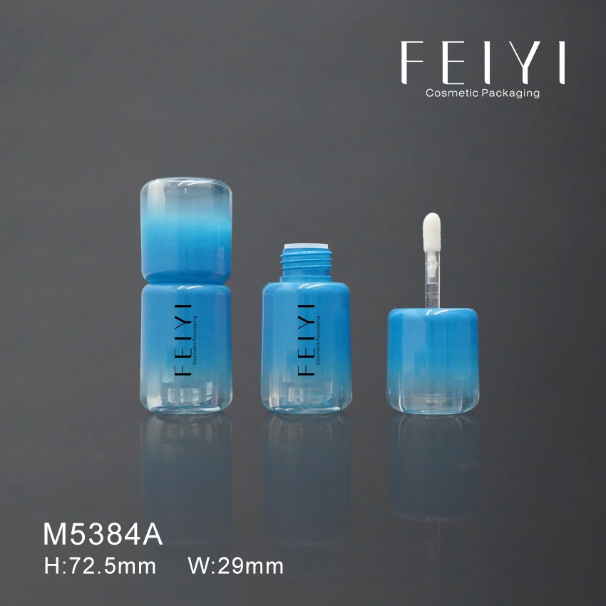 矮胖子可爱大刷头唇釉管 塑料液体腮红瓶 彩妆包材供应 M5384A