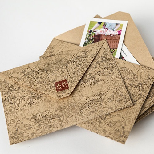 B9 Mupu Mu Pu envelope ideal world envelope leather paper printing…