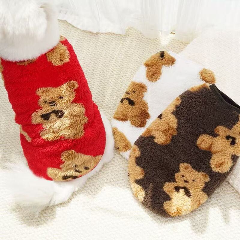 Cross-Border New Plush Clothing for Large Dogs and Small Dogs, Bichon Frise, Golden Retriever, Cat Pet Clothing and Supplies, Warm Clothing Cross-Border New Plush Clothing for Large Dogs and Small Dogs, Bichon Frise, Golden Retriever, Cat Pet Clothing and Supplies, Warm Clothing