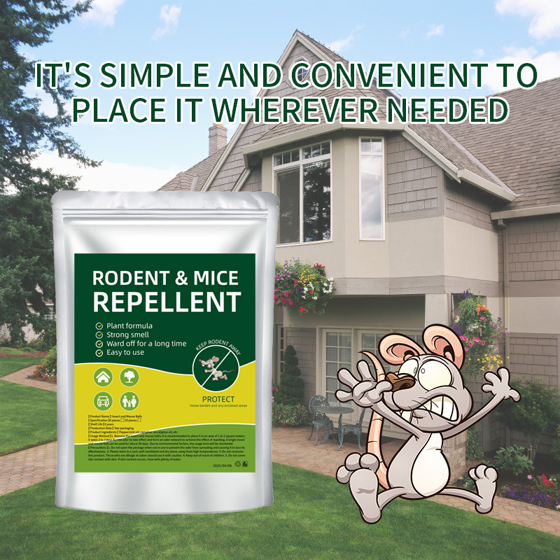 虫鼠球除虫蛀虫室内虫子不叮咬家用驱鼠杀灭全英文 跨境专供