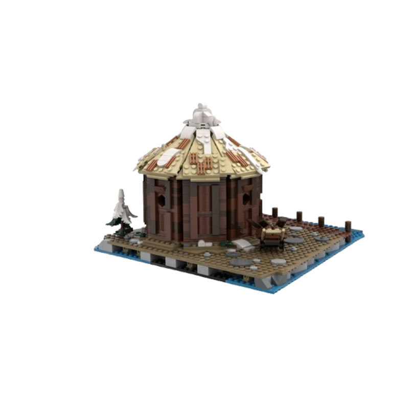 Storage Cabin Building Block Model Diy Modular Assembly Set_voghion.com