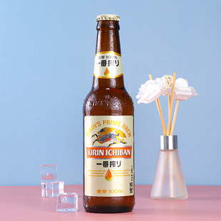 KIRIN BEER麒麟啤酒 330ml*24整箱小瓶麒麟一番 …