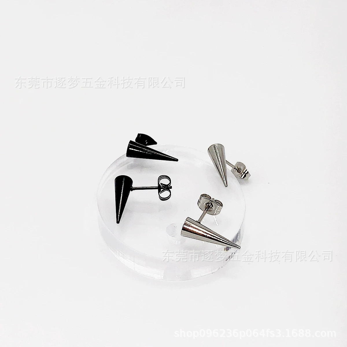 Pointe конический ухо гвоздь ухо кость гвоздь нержавеющая титановая сталь Серебро Черный Панк новый продукт личность ниша прокол фабрика оптом