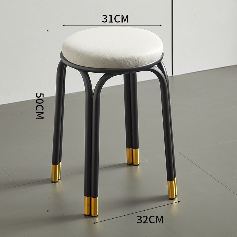 라이트 그레이 테크니컬 가죽 표면 [높이 50 - 다리와 다리가 4개로 안정적] ◁ 추천상품