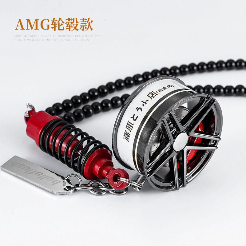Original de la marca de moda cubo de la rueda del coche colgante del coche TE37BBSAMG modificado cubo de la rueda Del Coche Espejo Retrovisor adornos coche colgante
