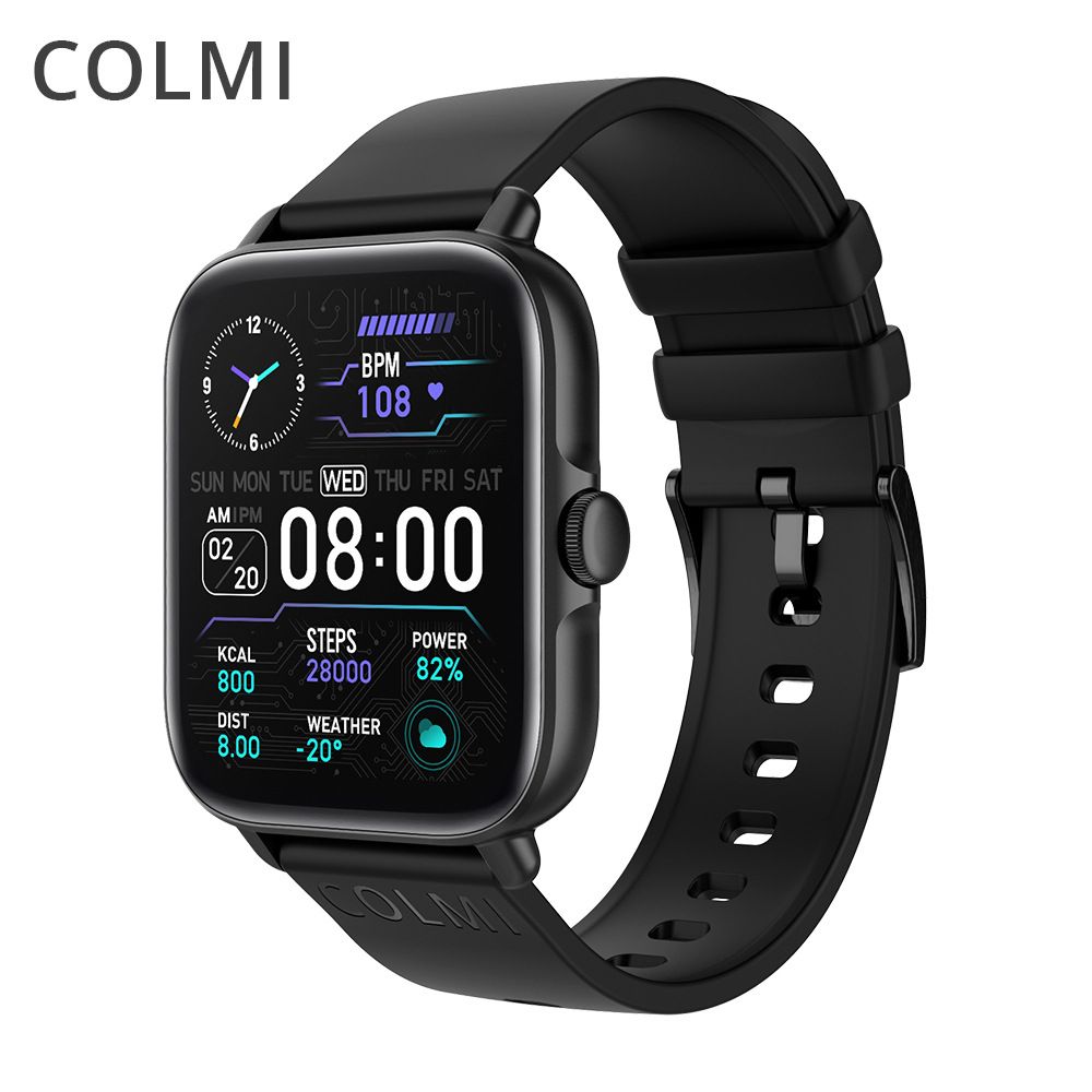 COLMI P28Plus Smart watch sports heart rate meter step IP67 waterproof full screen Smart watch