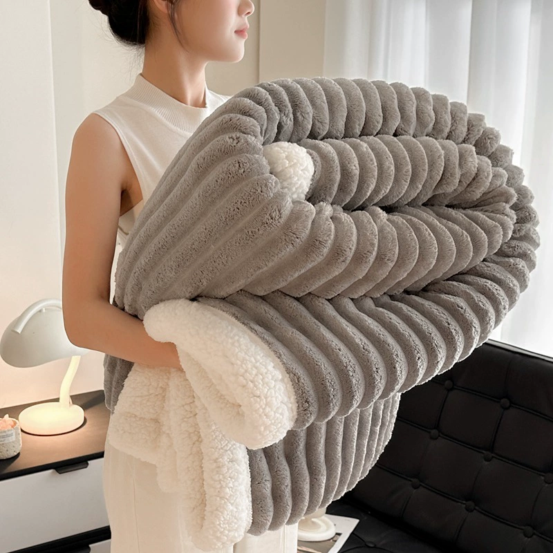 Одеяло-подушка Keep-Warm, утолщённая двухслойная флисовая ткань, различные размеры и цвета