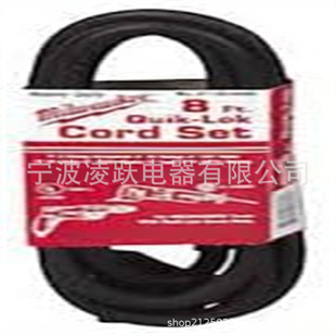 Milwaukee 48-76-4008 Quik-Lok 8-Foot 3-Wire Grounding Cable