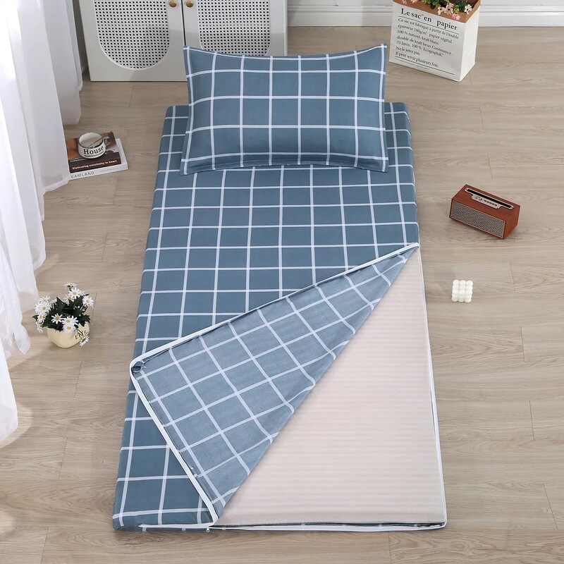 Student Dormitory Mattress Protector Cover, Full Wrap Mattress Cover with Zipper, Single 90×190cm Fitted Sheet
