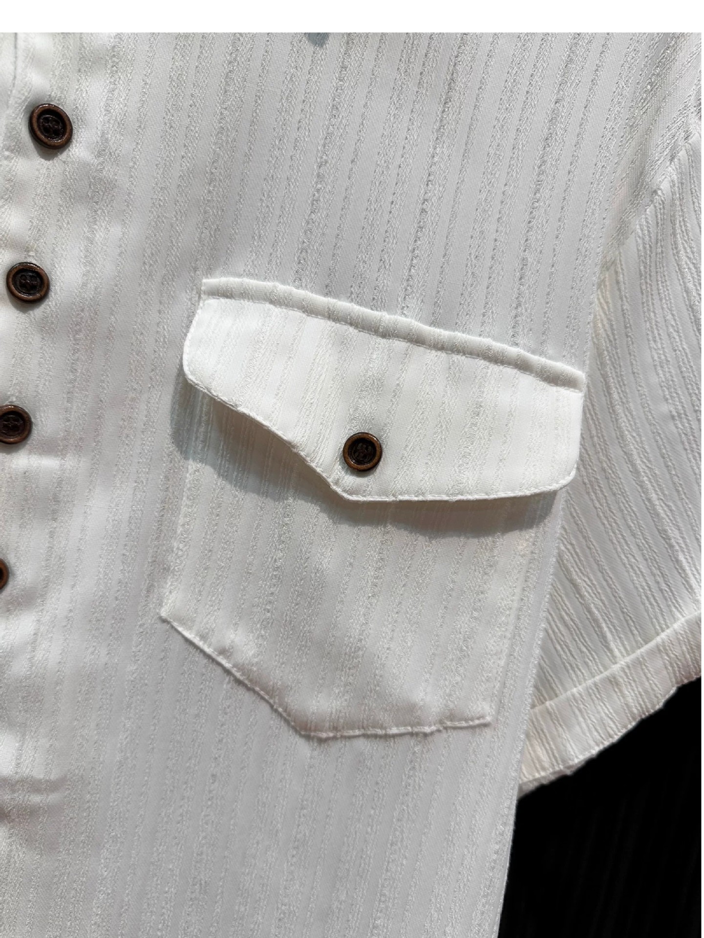 Men's Japanese Retro Style Draped Short Sleeve Shirt Summer Trendy Casual Loose Fit Cool And Stylish Thin Top_viptrois.com