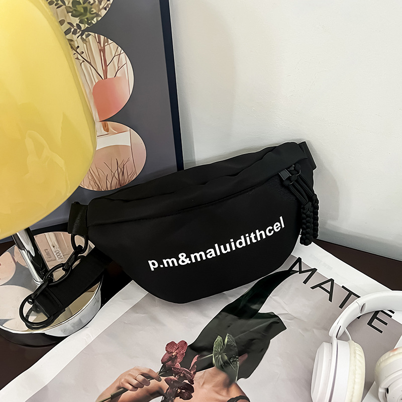 Chao cool bolso de pecho para niños y niñas letras extranjeras simple y ligero bolso de mochila infantil 2025 nuevo bolso de comercio exterior para niños