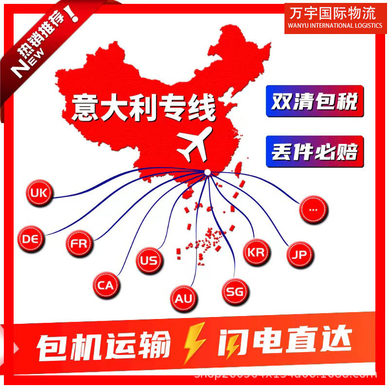 意大利空运 跨境物流 欧洲德国专线FBA国际海运双清包税到仓DDP