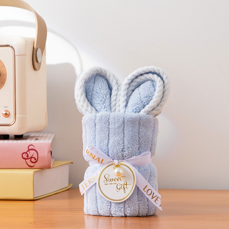 クリエイティブバニーお土産タオル、かわいいクマのタオル、誕生日プレゼント、結婚祝いのお返し、タオルギフト|undefined